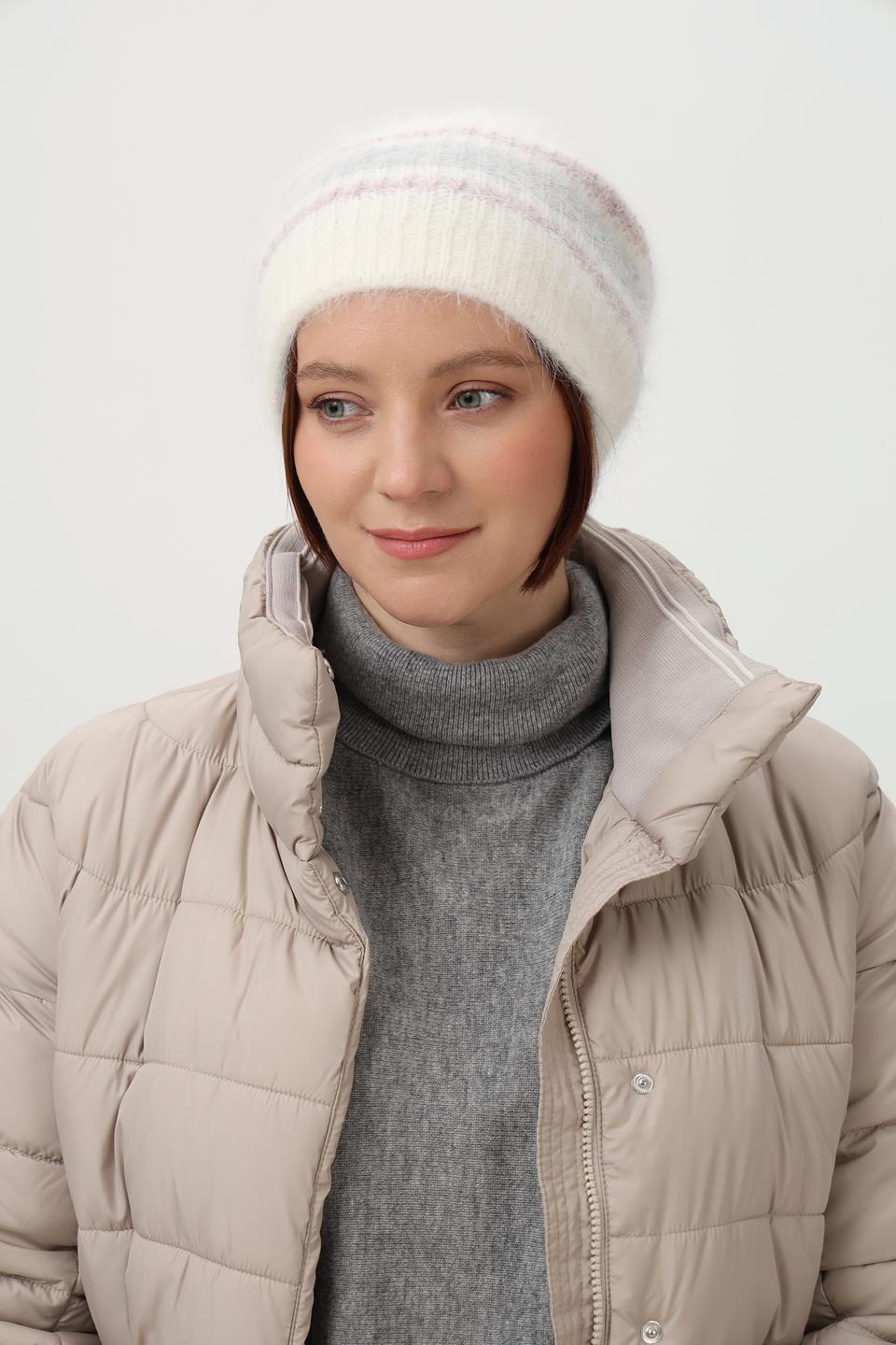 Шапка Seeberger в полоску