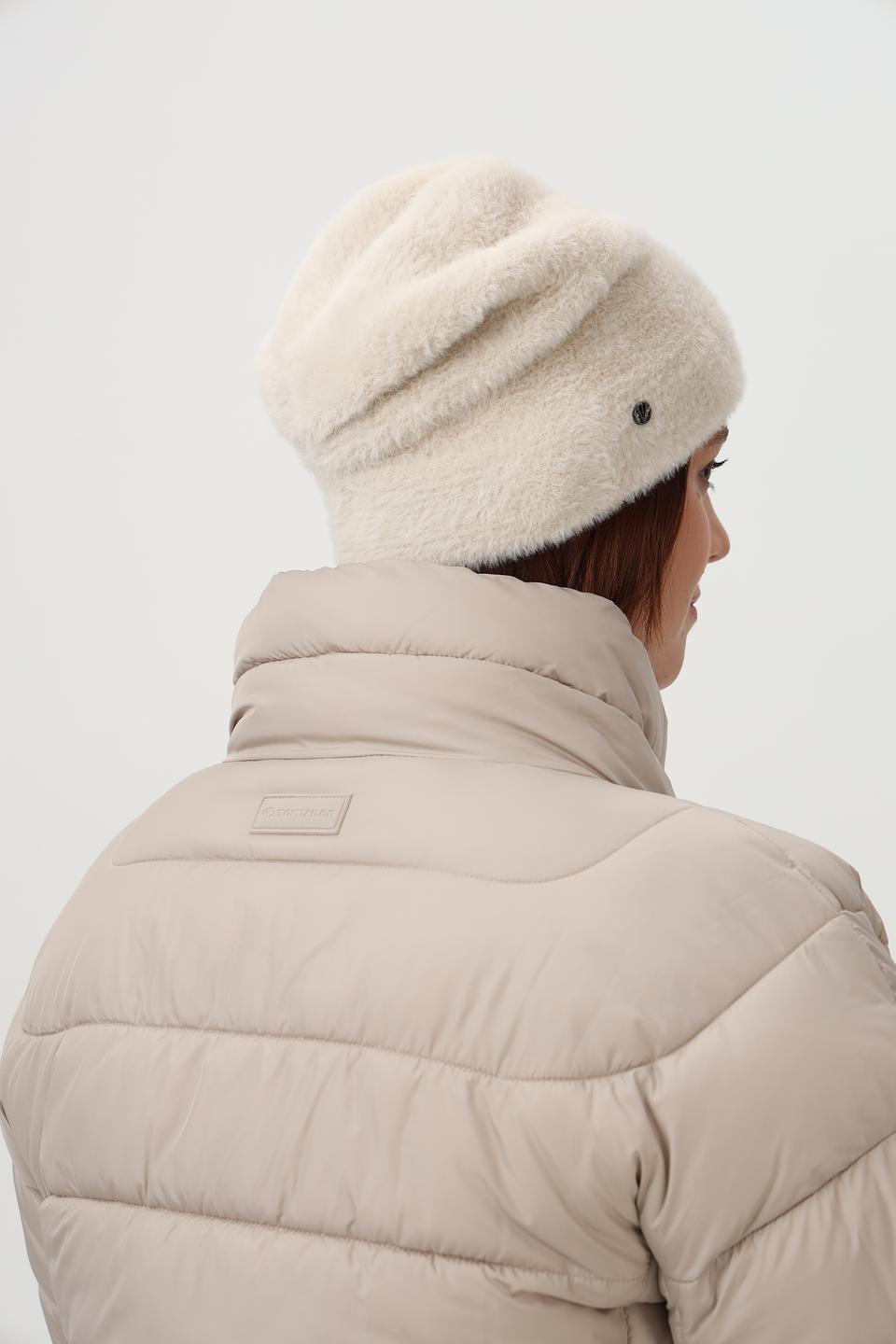 Шапка Loevenich вязаная бежевая