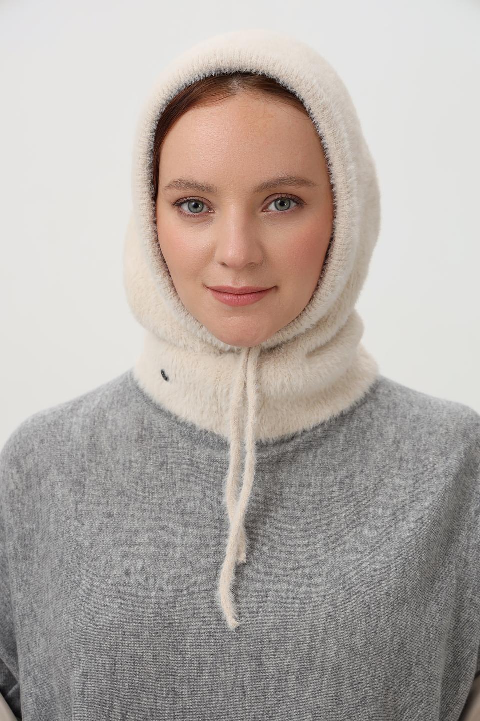 Шапка-капюшон Loevenich кремовый