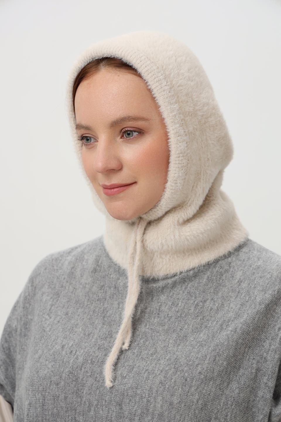 Шапка-капюшон Loevenich кремовый