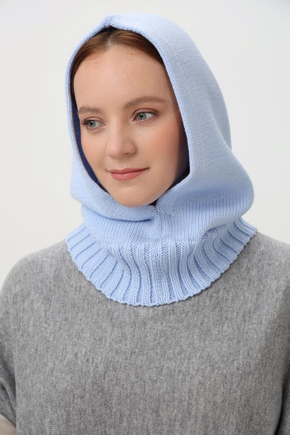 Шапка-капюшон Julia Florenzi голубая