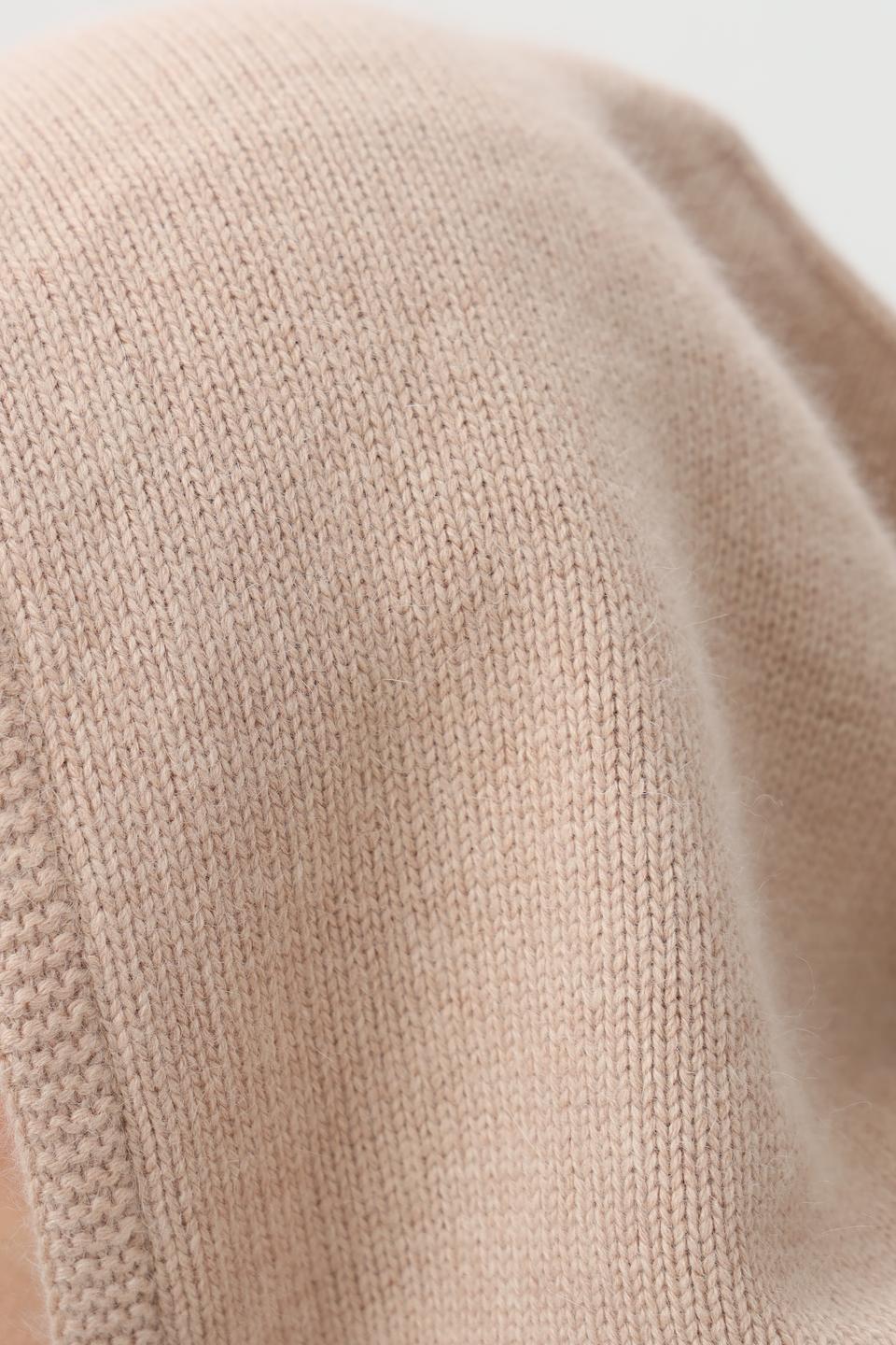 Шапка-капюшон Julia Florenzi бежевая