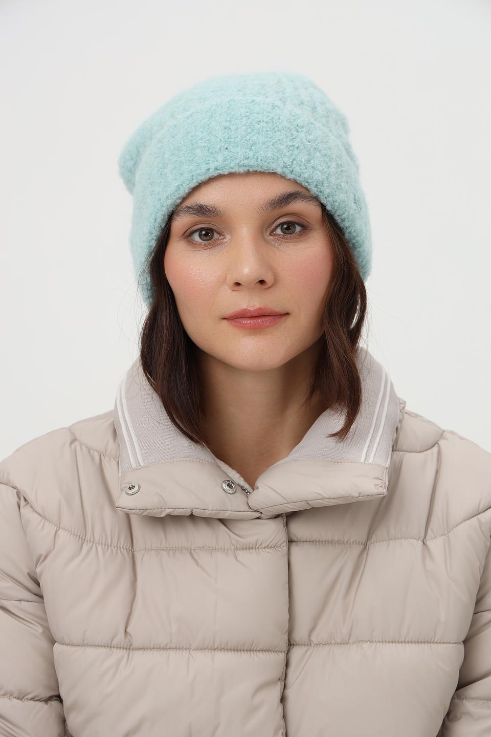 Шапка Marc Cain Sports вязаная мятная