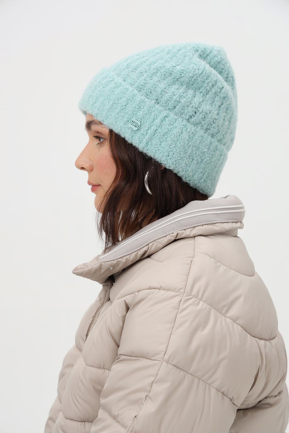 Шапка Marc Cain Sports вязаная мятная