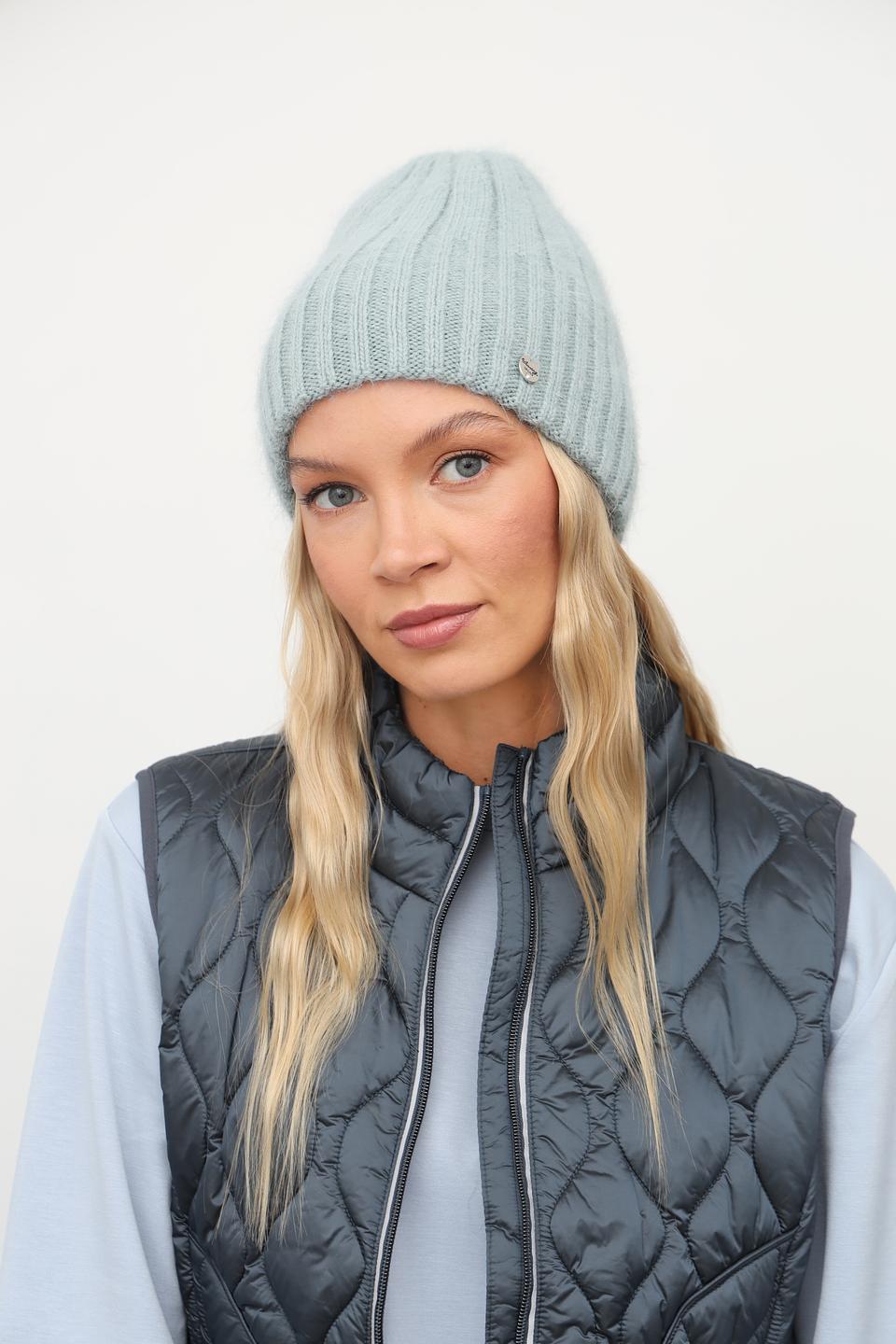 Шапка Julia Florenzi голубого цвета