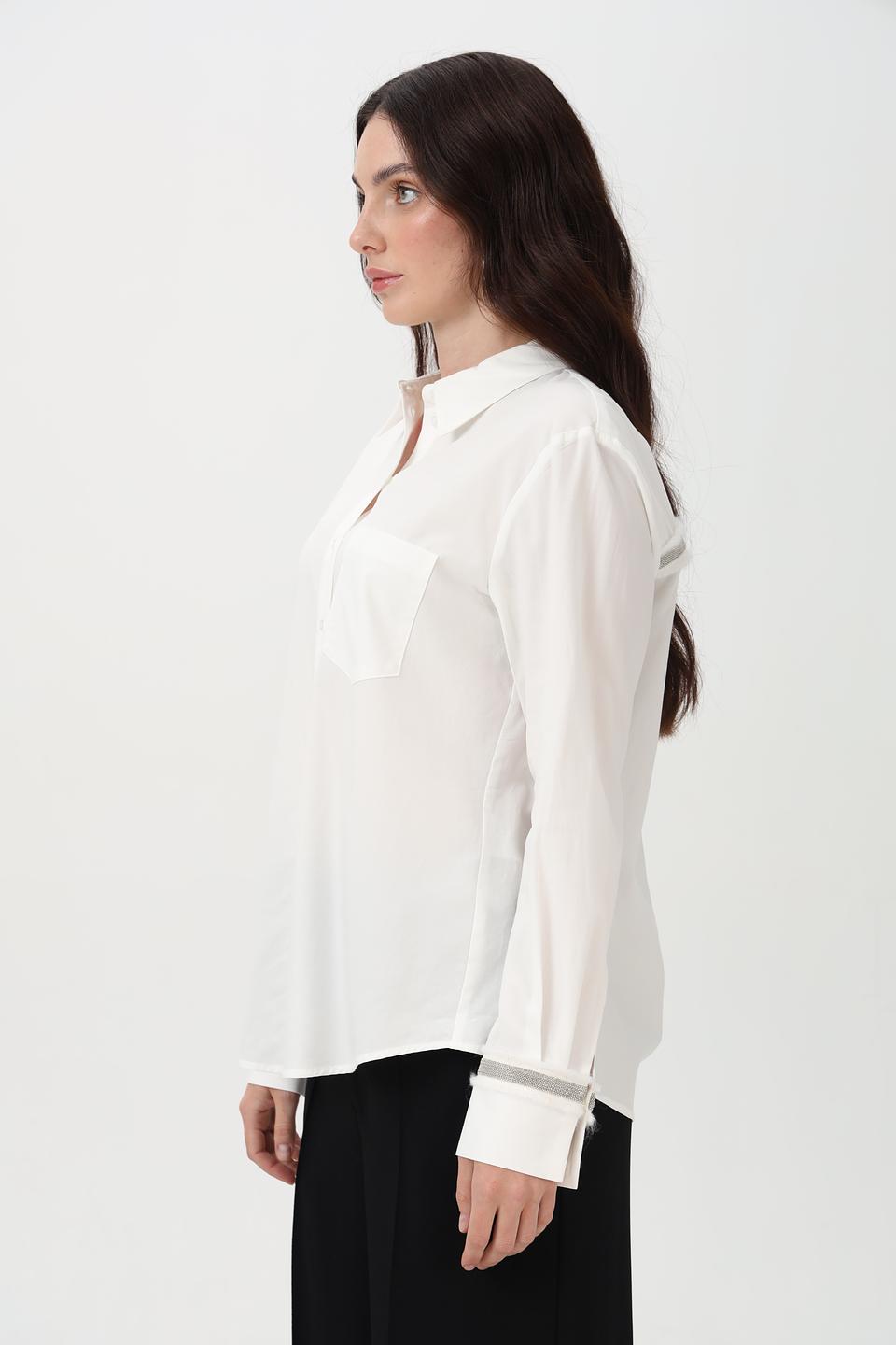 Рубашка Steilmann с полоской на рукавах