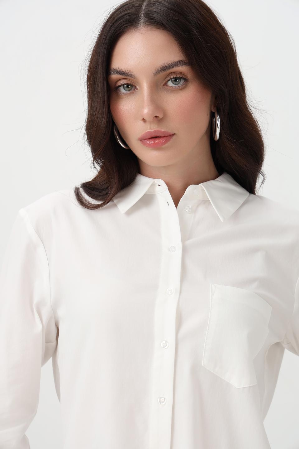 Рубашка Steilmann с полоской на рукавах