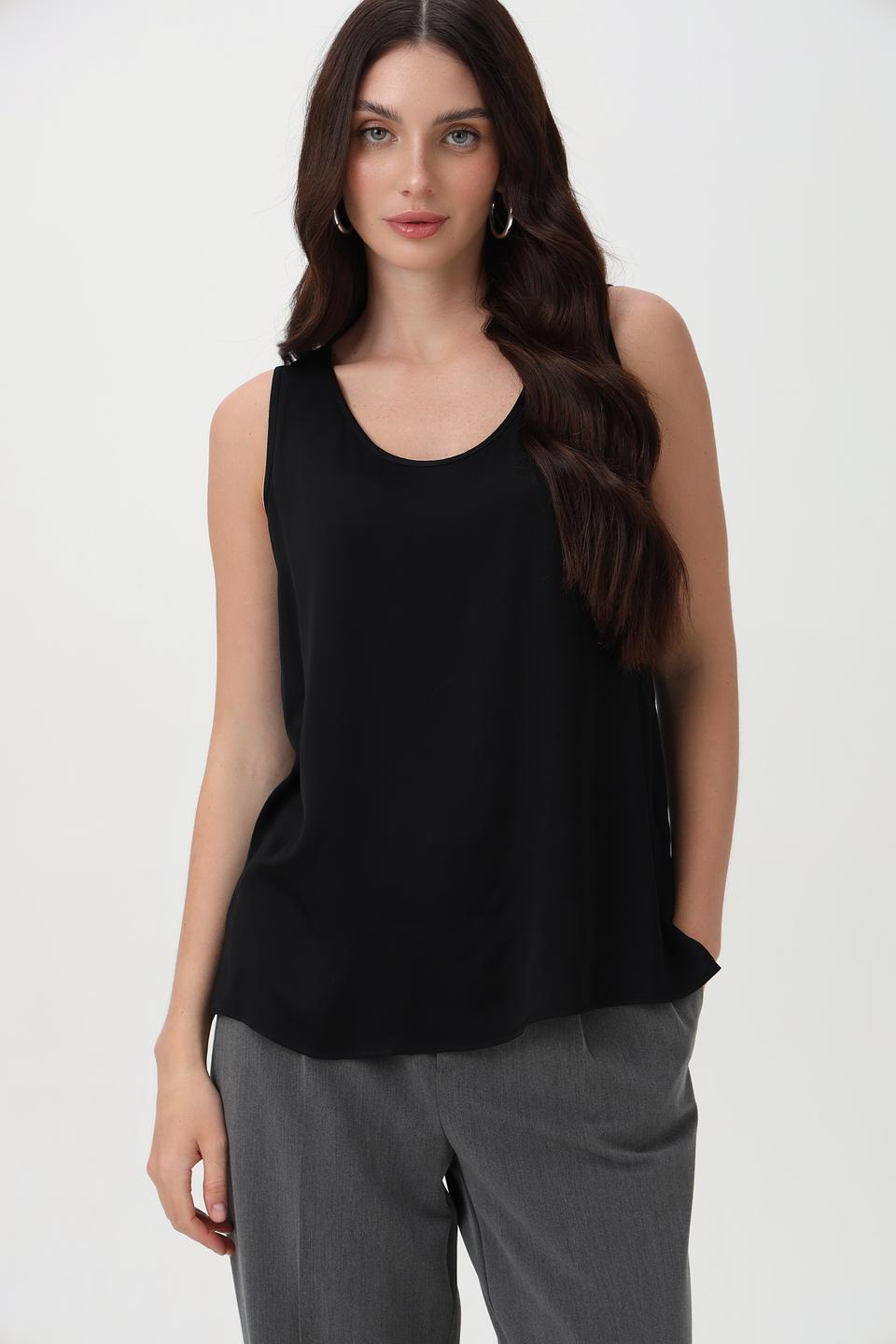 Топ Oui женский черный