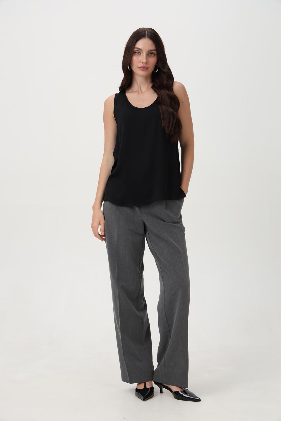 Топ Oui женский черный