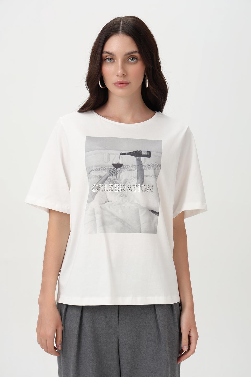 Футболка Oui с принтом Celebration