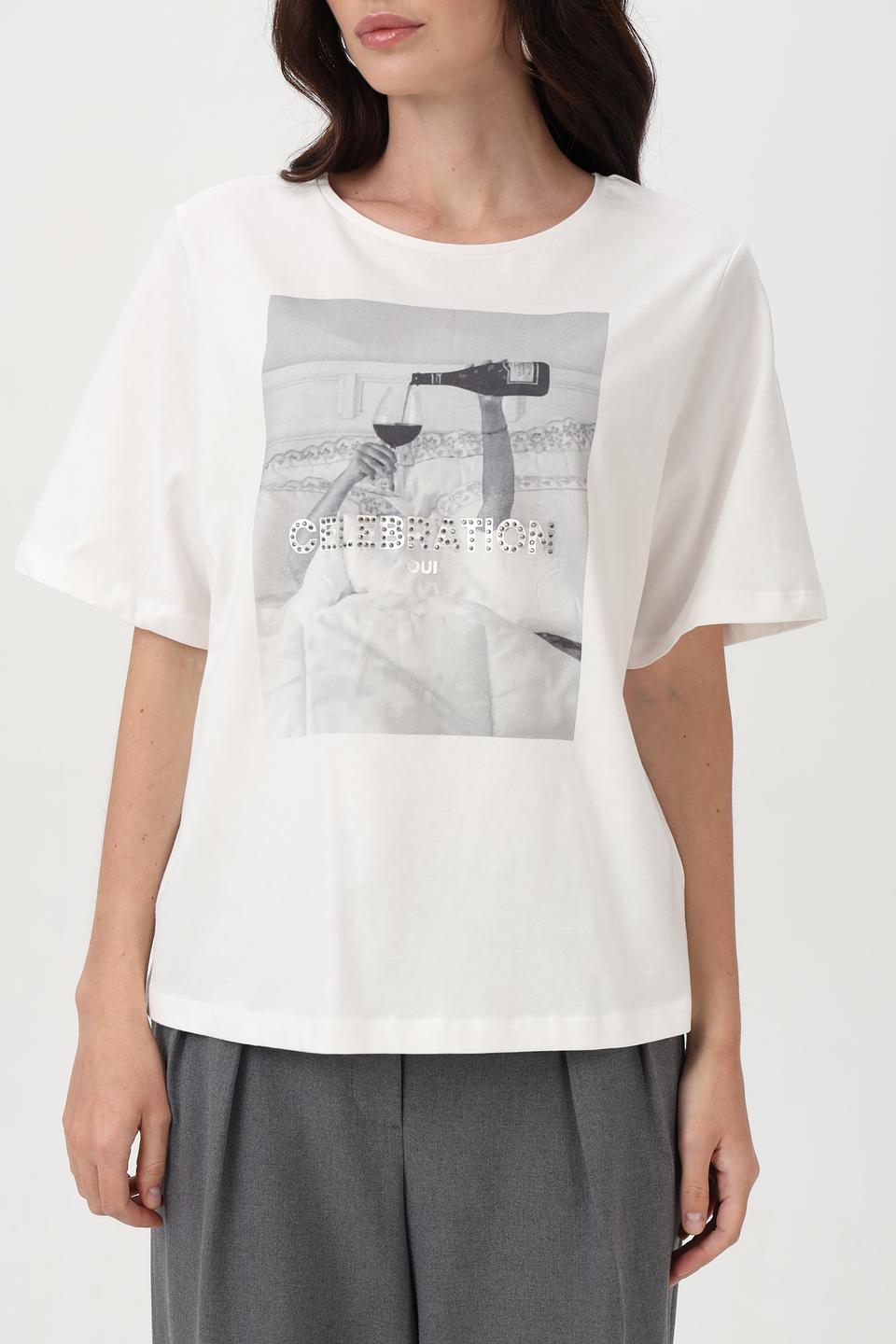 Футболка Oui с принтом Celebration