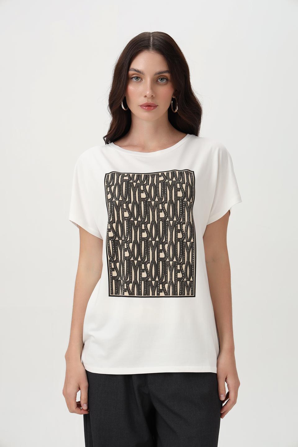 Футболка Oui с принтом