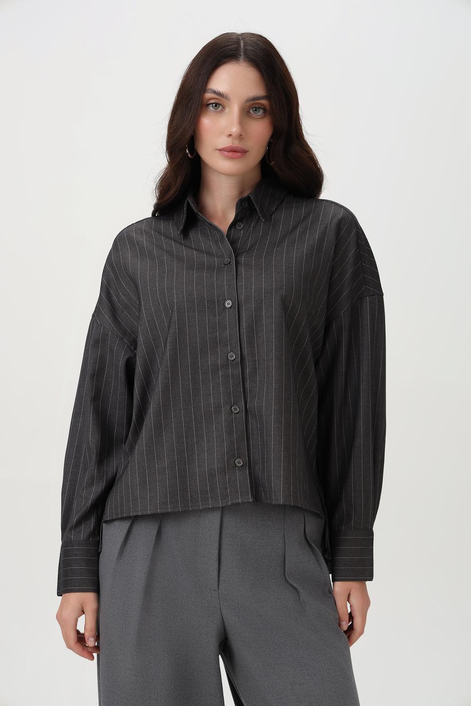 Блузка Lecomte в полоску