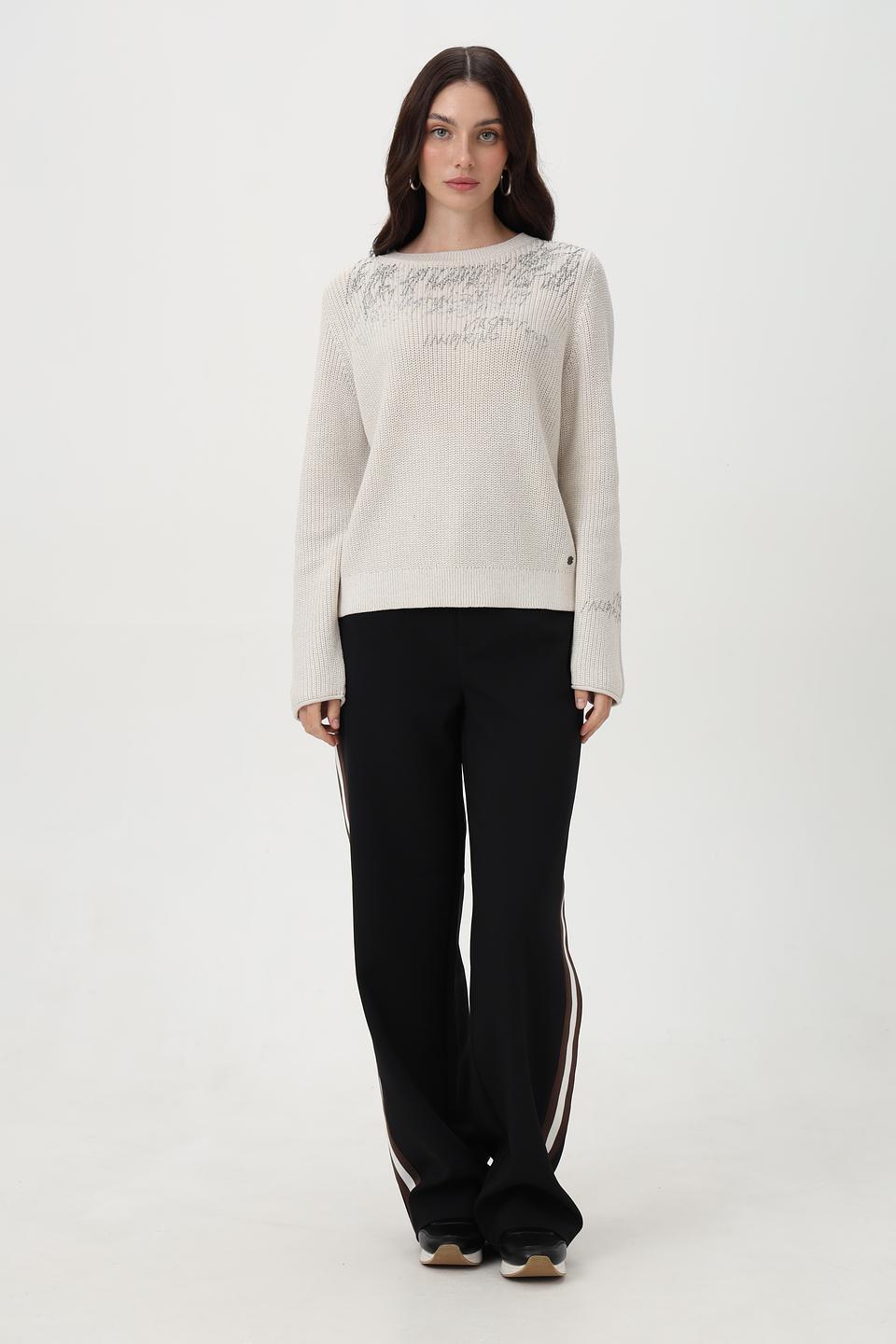 Пуловер Monari с вышивкой