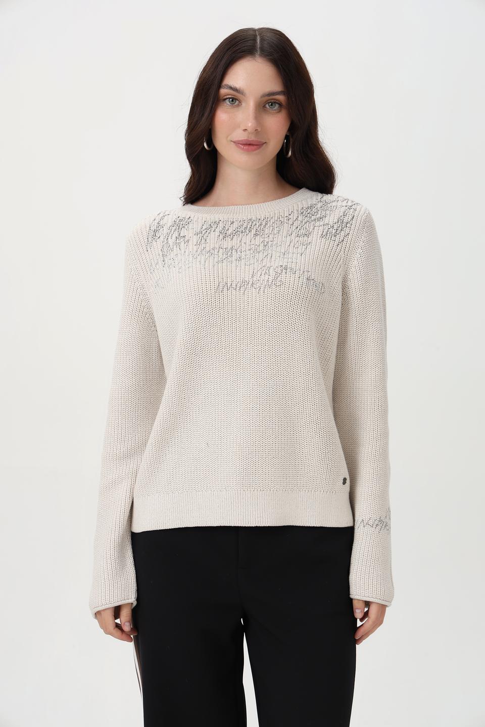 Пуловер Monari с вышивкой