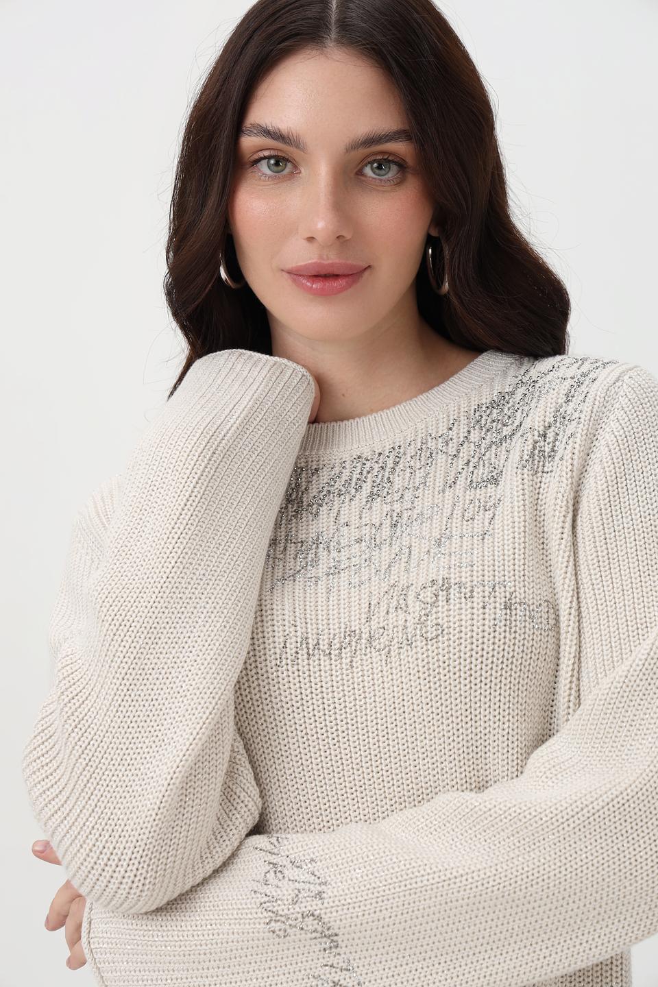 Пуловер Monari с вышивкой