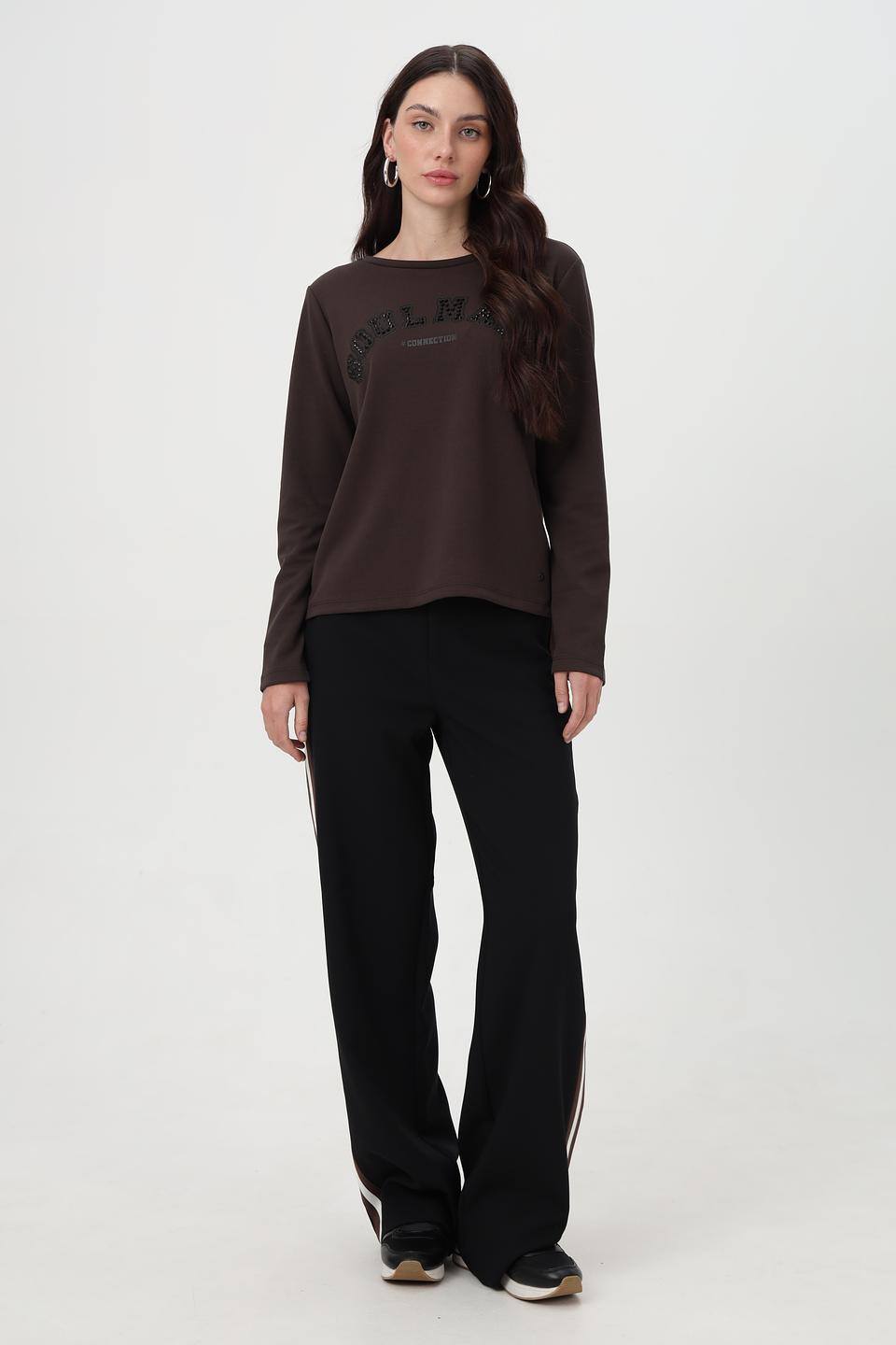 Пуловер Monari с надписью