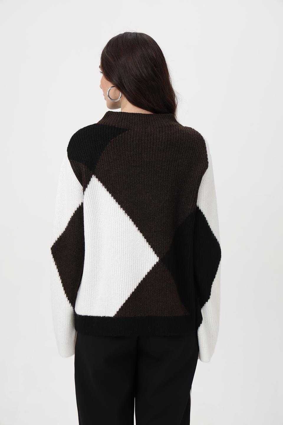 Пуловер Monari с геометрическим узором