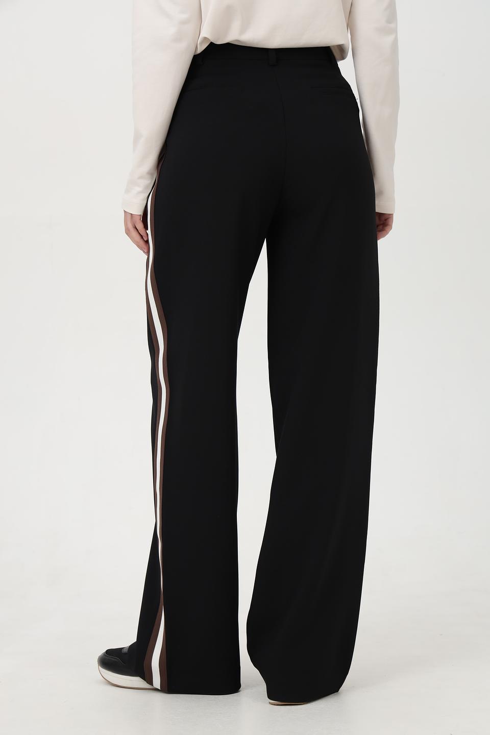 Брюки Monari с полосками чёрные