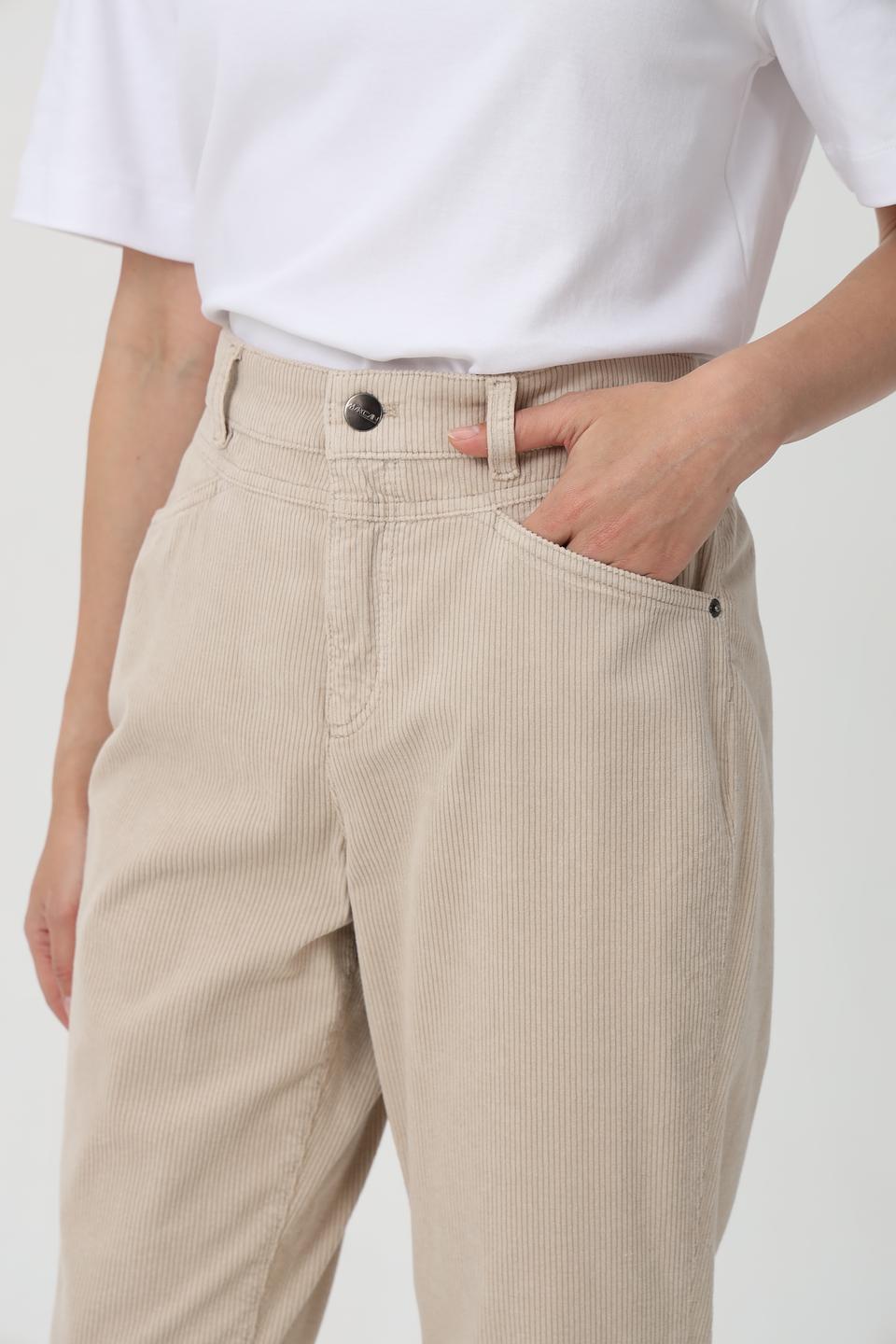 Брюки вельветовые Marc Cain бежевые