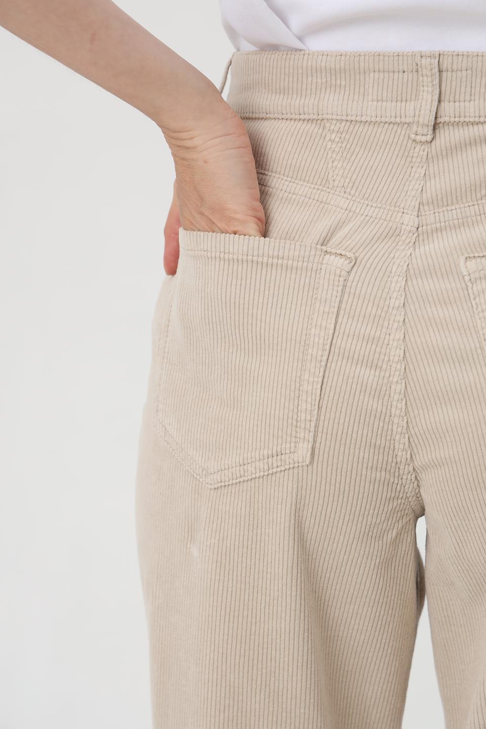 Брюки вельветовые Marc Cain бежевые