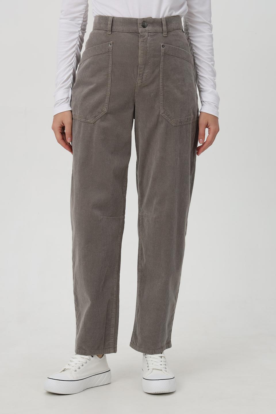 Брюки Marc Cain в полоску серого цвета