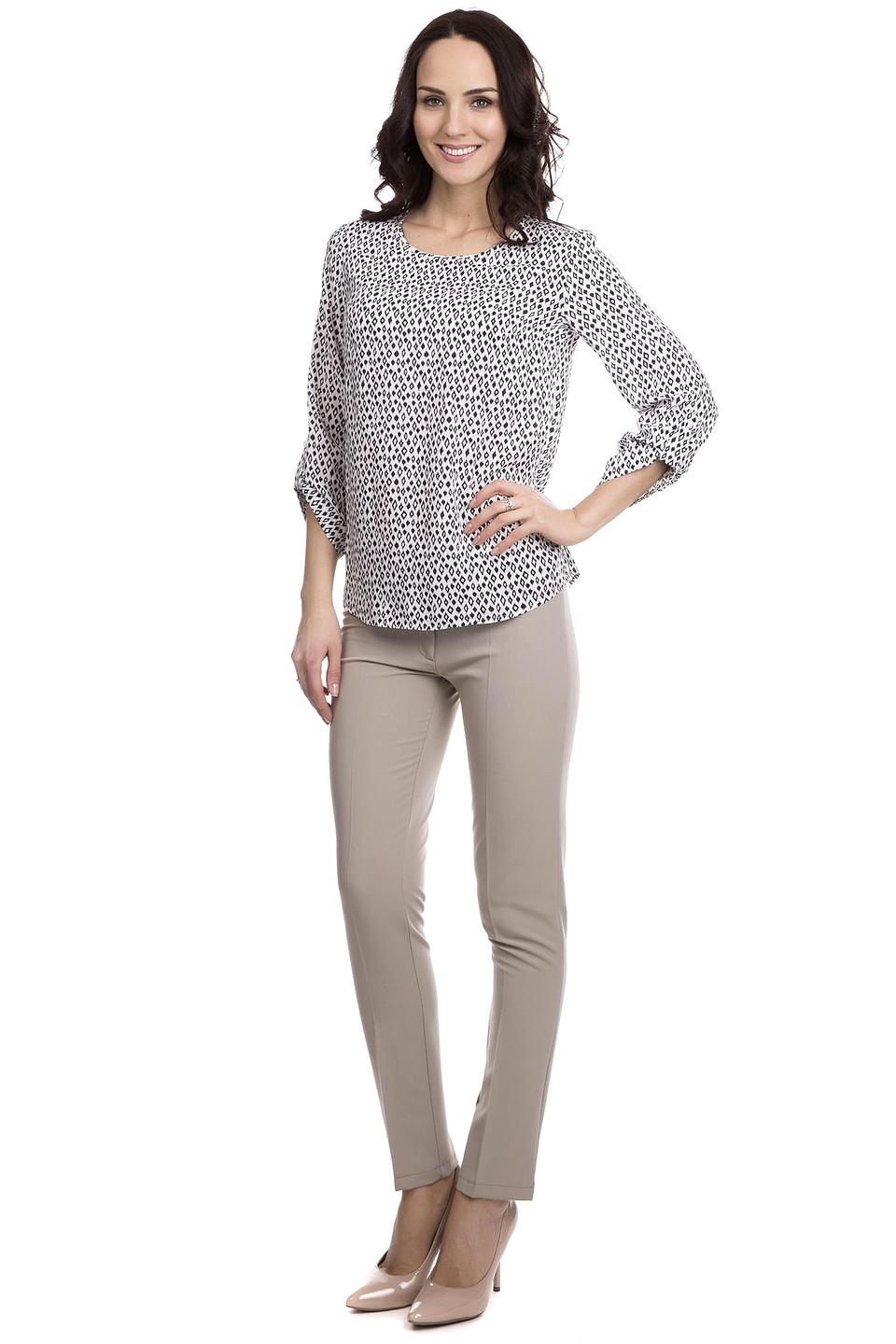 Брюки Sai-Ku бежевые зауженные