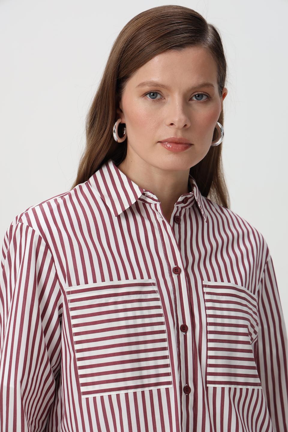 Рубашка Rabe collection в полоску