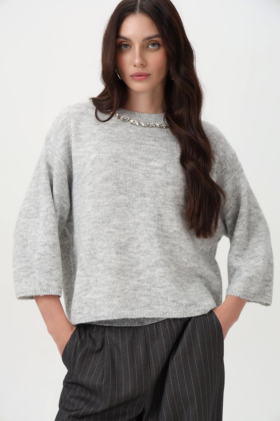 Пуловер Lecomte с цепью