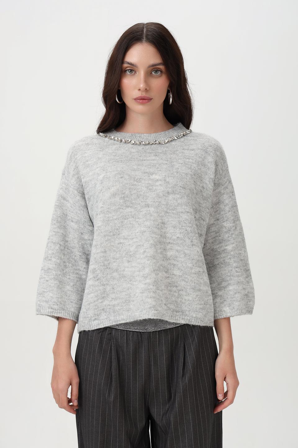 Пуловер Lecomte с цепью
