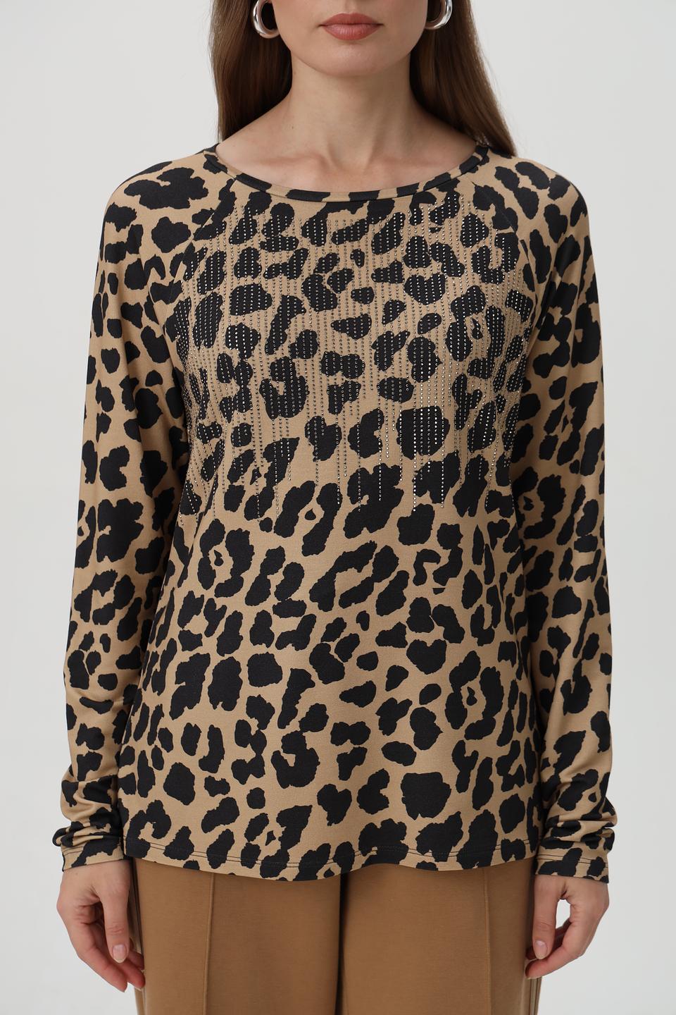 Футболка Monari с леопардовым принтом