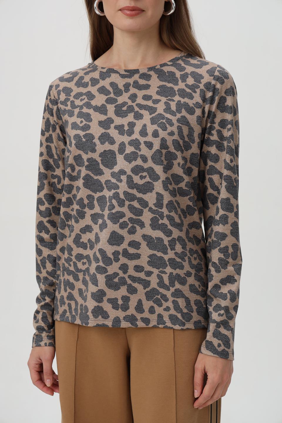 Футболка Monari с принтом леопард
