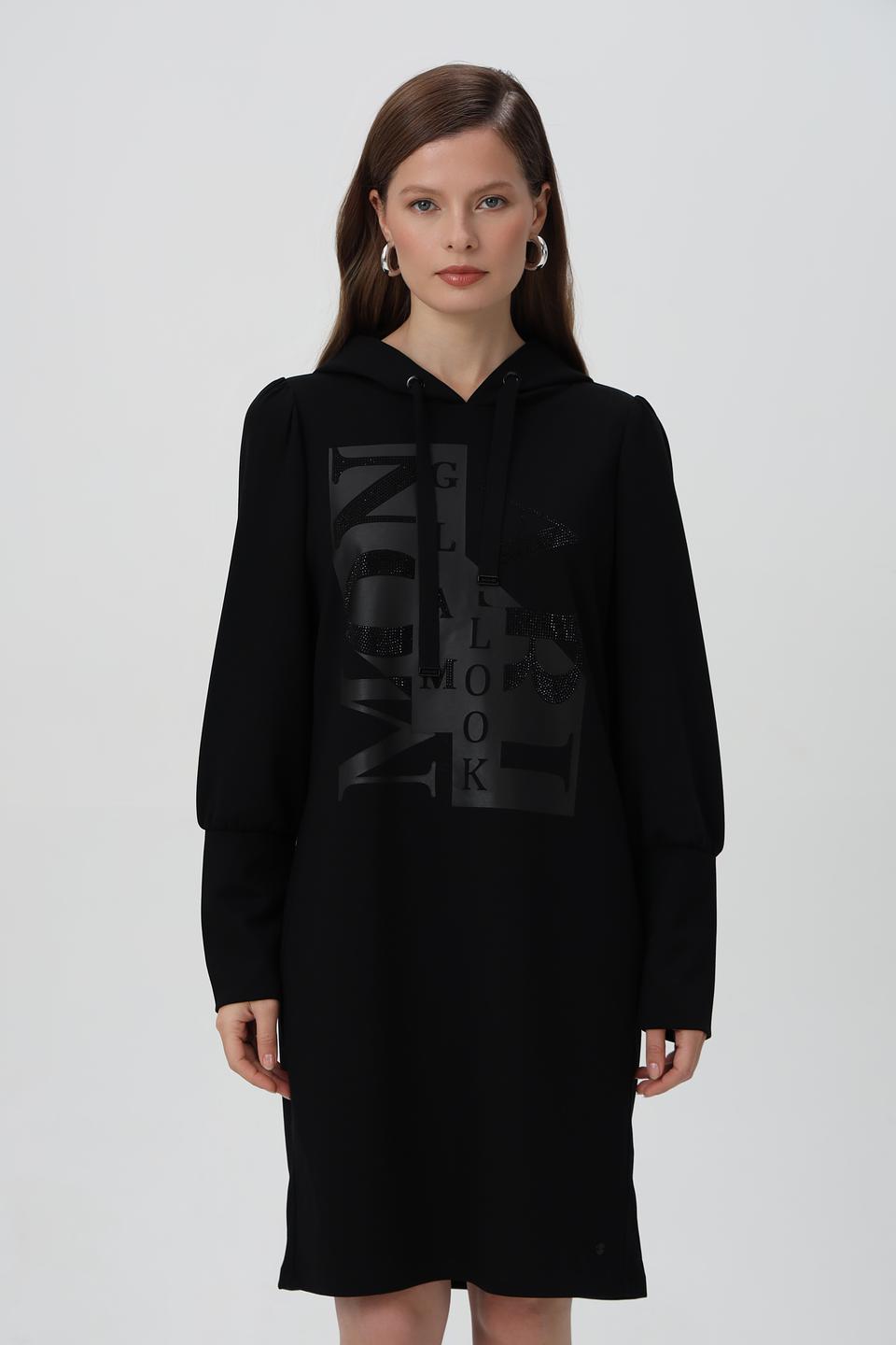 Платье-худи Monari с декором