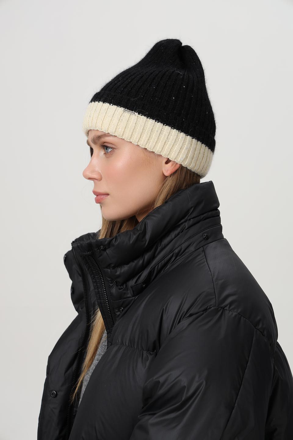 Шапка Marhatter вязаная двухцветная