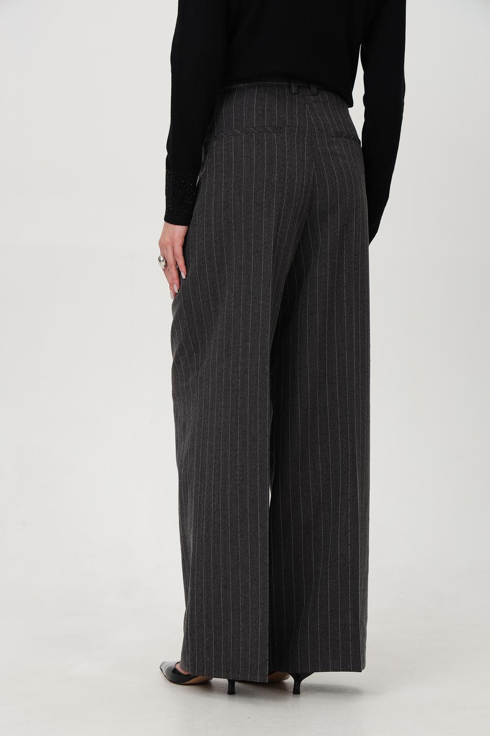 Брюки Oui в полоску