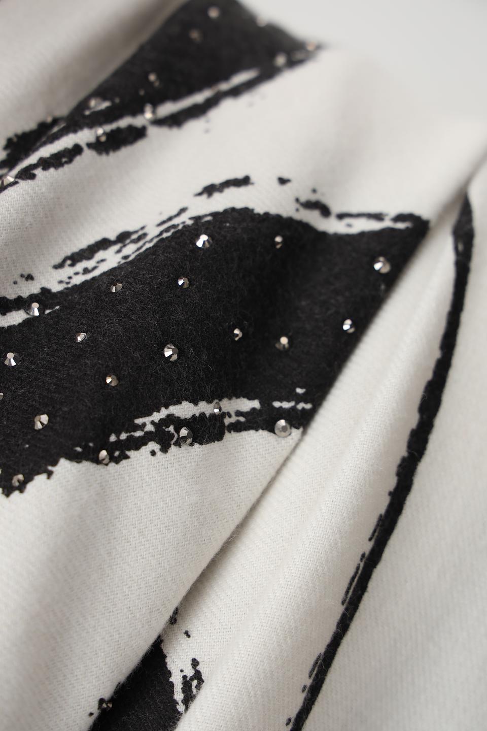 Платок Oui с графичным принтом