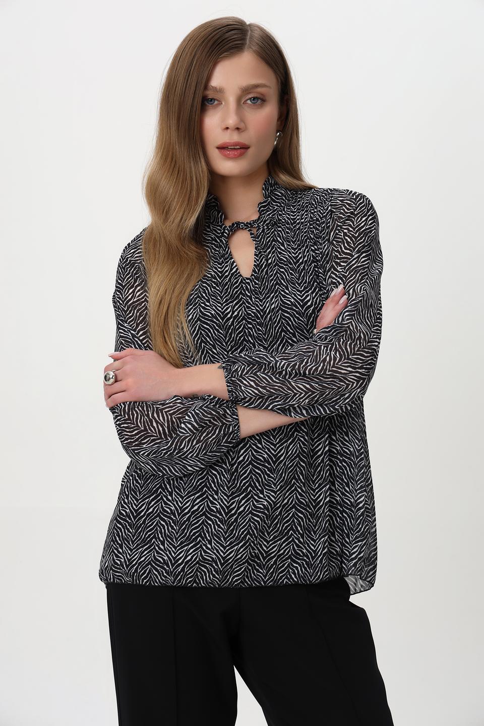 Блузка Bianca с принтом