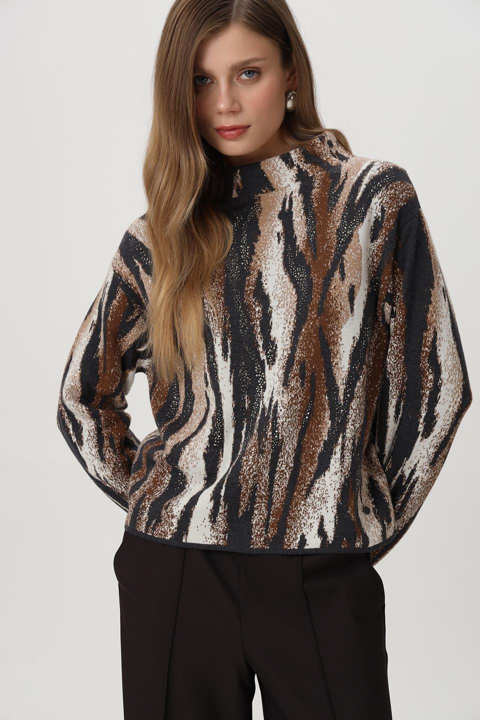 Пуловер Monari с принтом