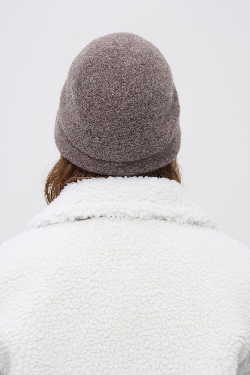 Шапка Seeberger шерстяная серая