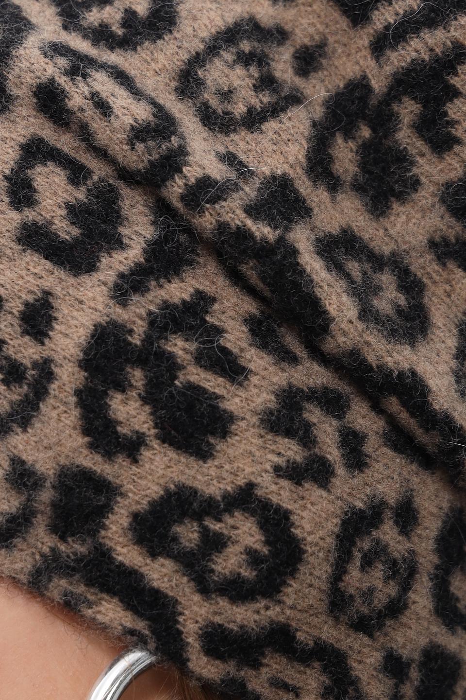 Шапка Seeberger с леопардовым принтом