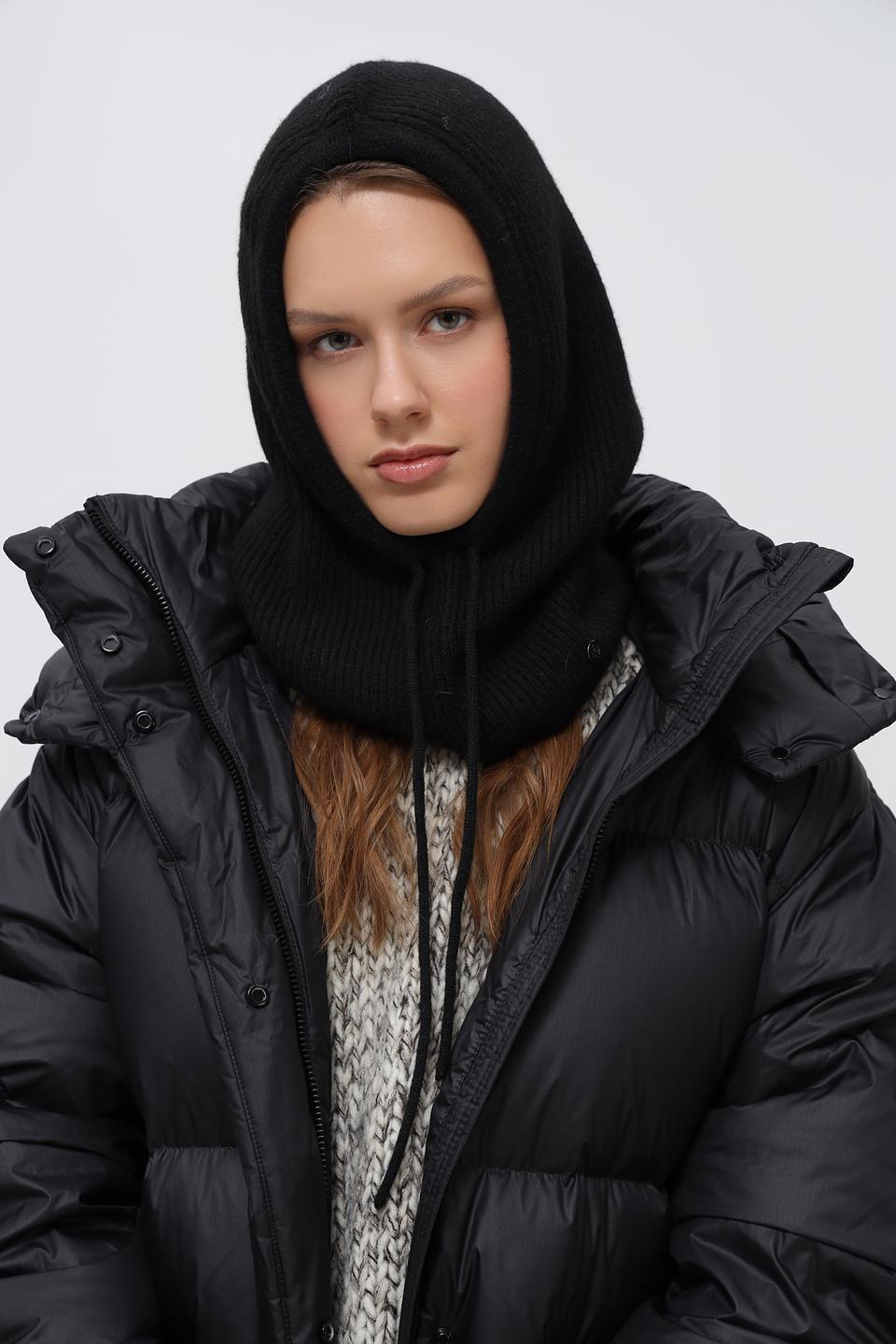 Шапка Fraas вязаная черная