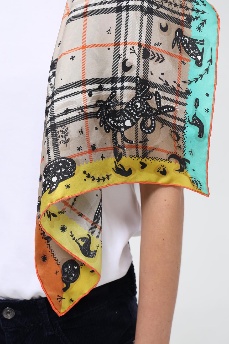 Платок Fraas с принтом