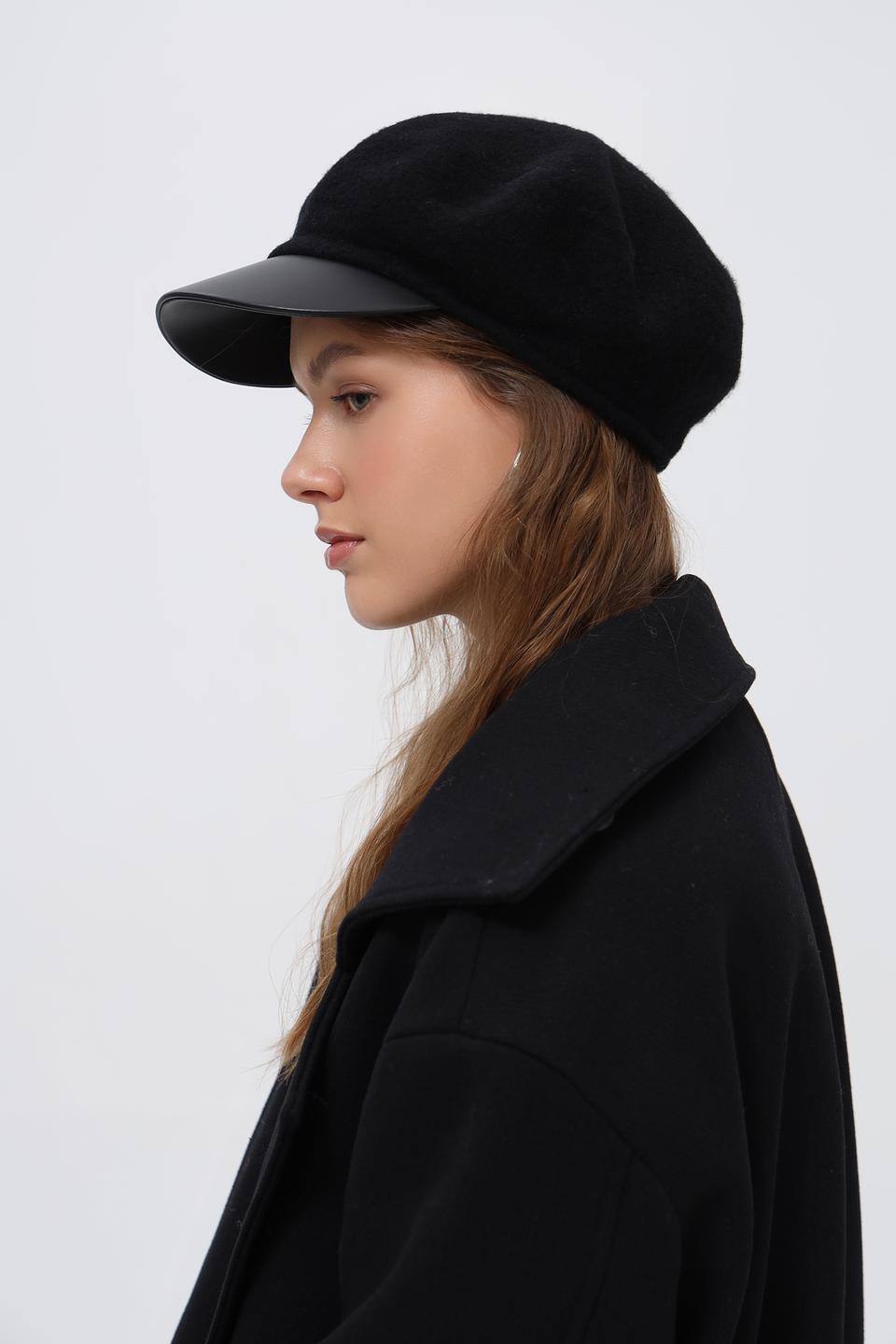 Кепка Loevenich шерсть чёрная