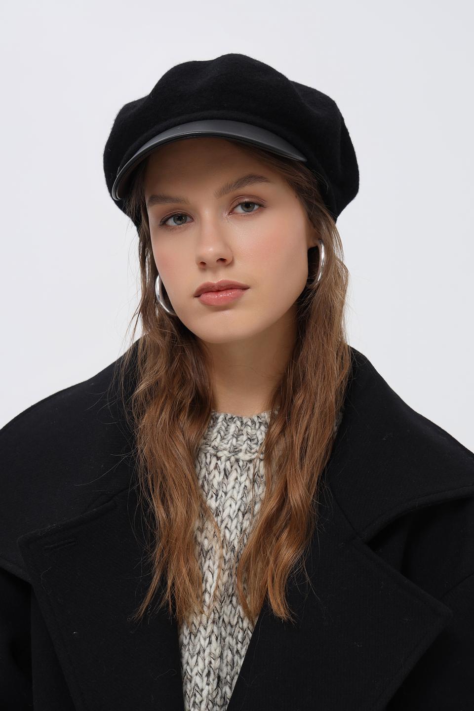 Кепка Loevenich шерсть чёрная