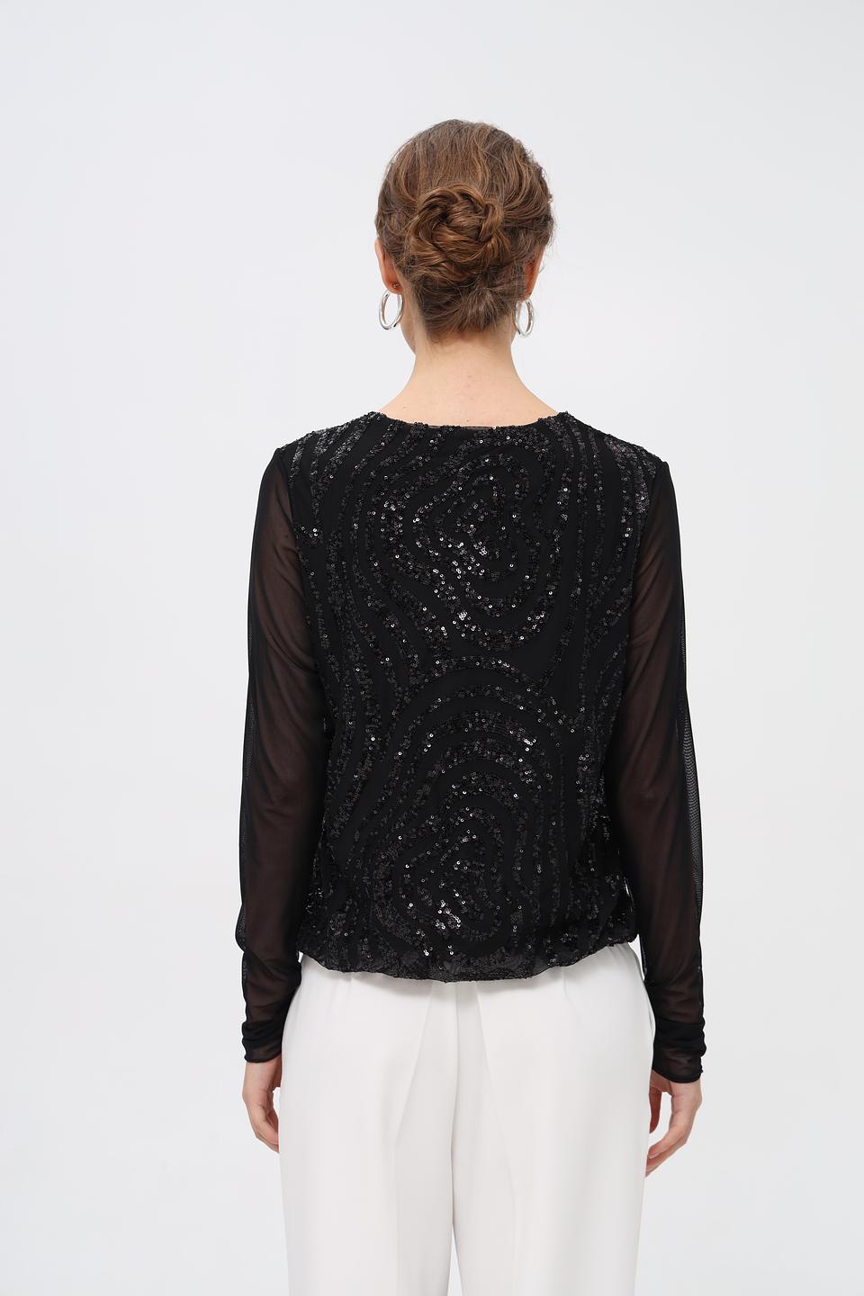 Блузка Bianca с пайетками