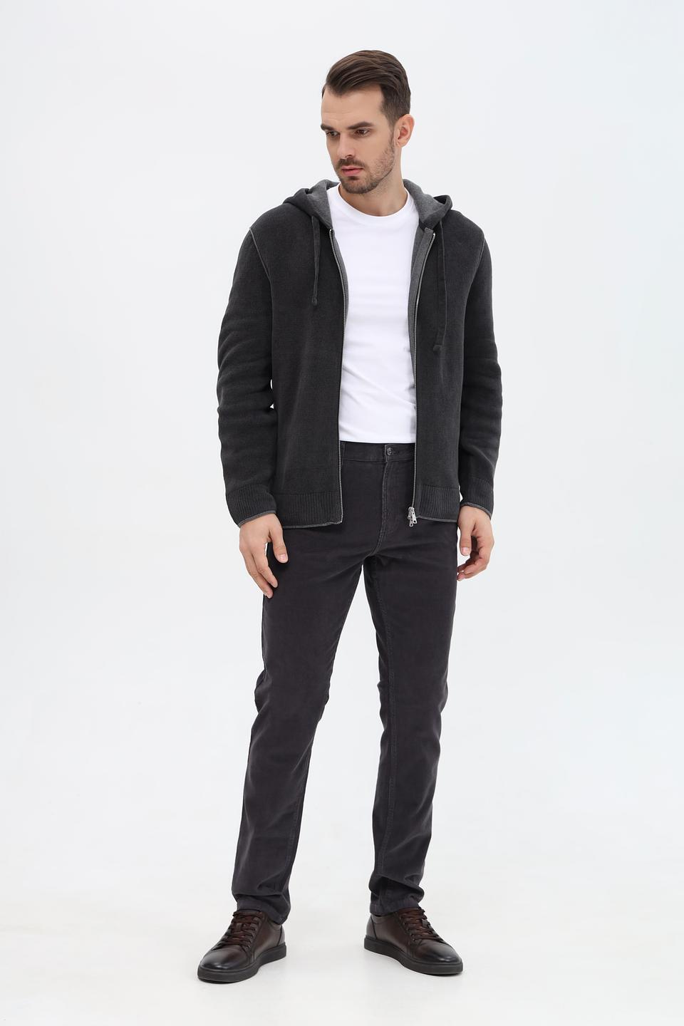 Кардиган Marc O Polo серый с капюшоном