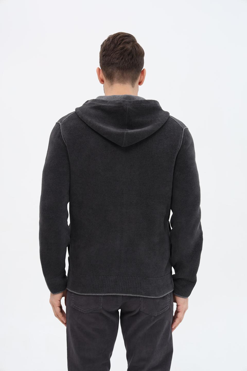 Кардиган Marc O Polo серый с капюшоном