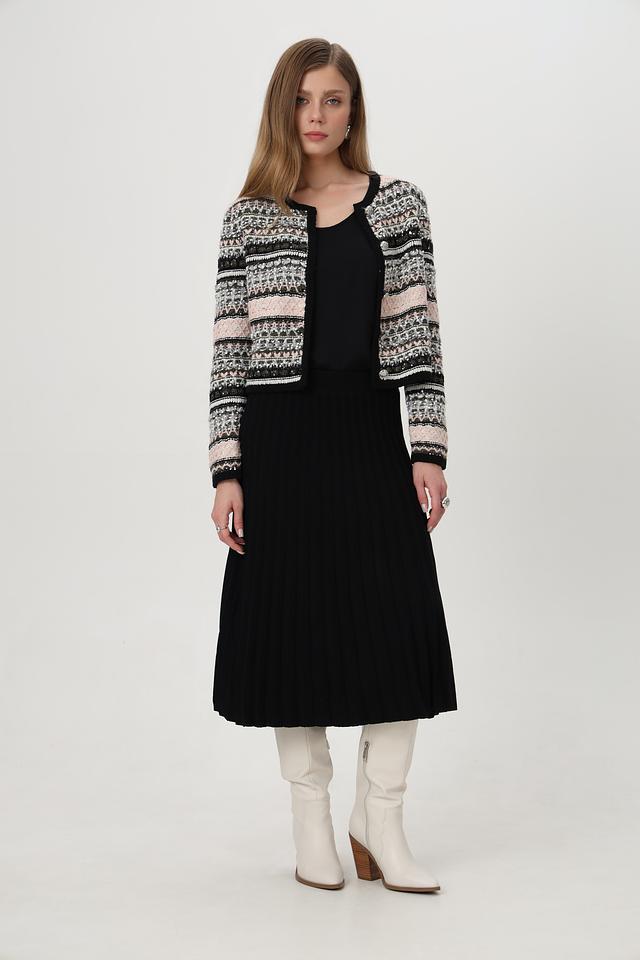 Юбка Passioni плиссе чёрная