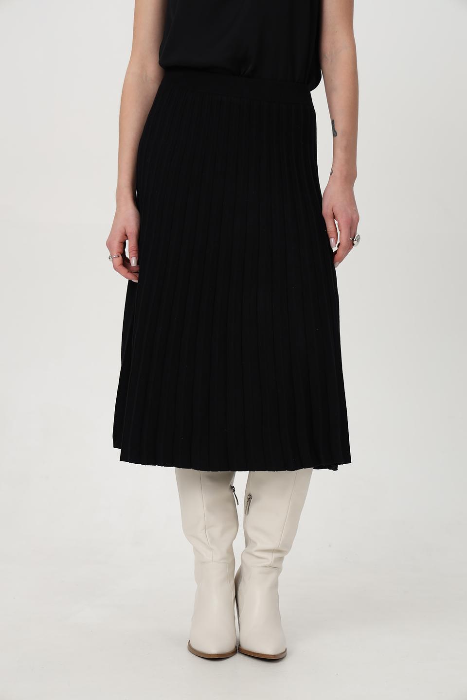 Юбка Passioni плиссе чёрная