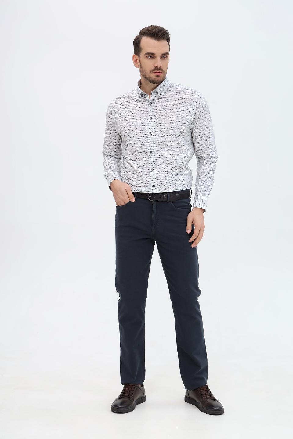 Рубашка Bugatti с принтом